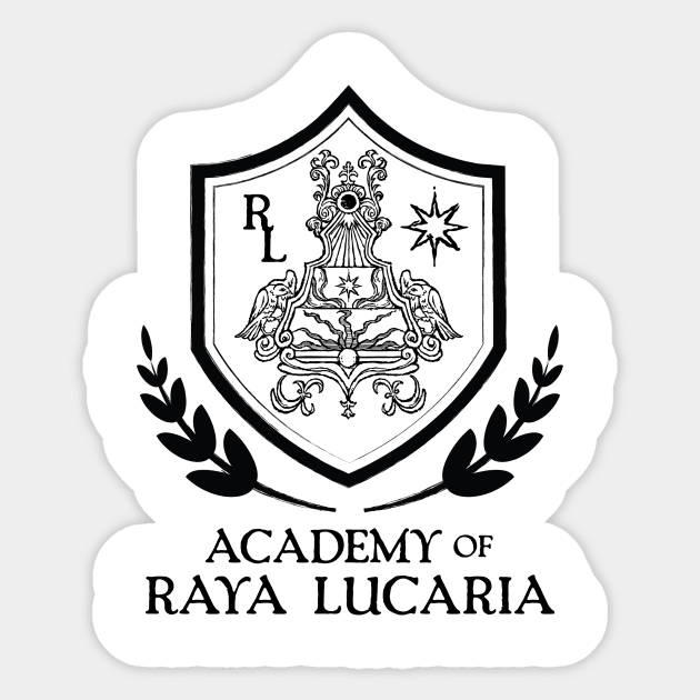 ACADEMY OF RAYA LUCARIA (2) Sticker by Nicklemaster